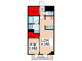 間取図 レヴァンテ浅草観音壱