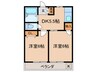 宮前ハイツ 2DKの間取り