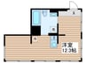 Mon-nakaApartmentTerrace 1Rの間取り