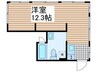 Mon-nakaApartmentTerrace 1Rの間取り