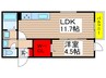 Mirador Sakura 1LDKの間取り
