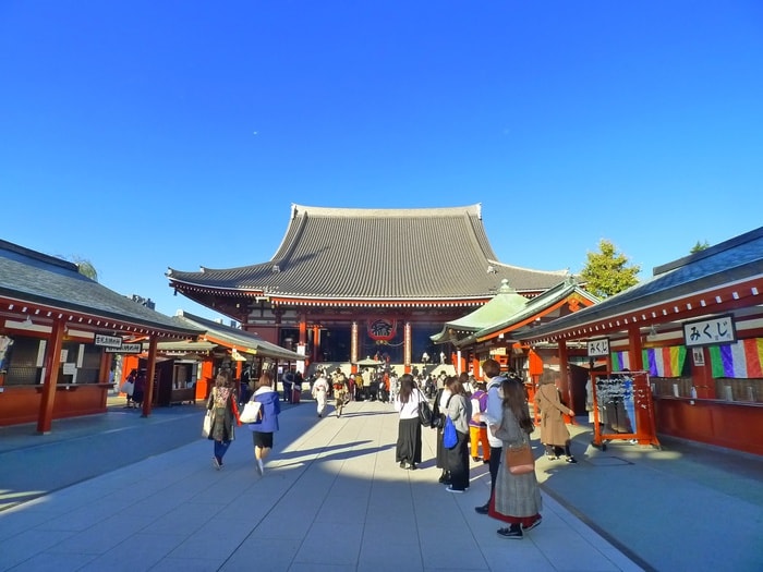 浅草寺(公園)まで40m レヴァンテ浅草観音　弐