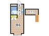 アンシャンテ 1Kの間取り