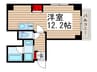 ONE三ノ輪 1Rの間取り