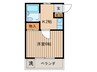 サニ－ハウス 1Kの間取り