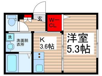 間取図 Ｃｉｅｌ　Ｎｉｓｈｉｈａｒａ