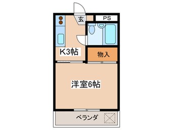 間取図 第一コ－ポナルセ