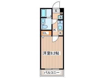 間取図 プラティーク高円寺