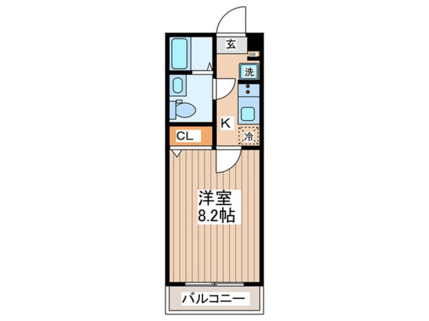 間取図 プラティーク高円寺