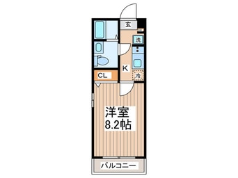 間取図 プラティーク高円寺