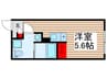 仮)足立区竹の塚6丁目MS新築工事 1Rの間取り