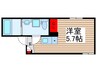 仮)足立区竹の塚6丁目MS新築工事 1Rの間取り