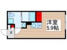 仮)足立区竹の塚6丁目MS新築工事 1Rの間取り