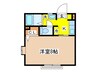 グレイスハイム 1Kの間取り