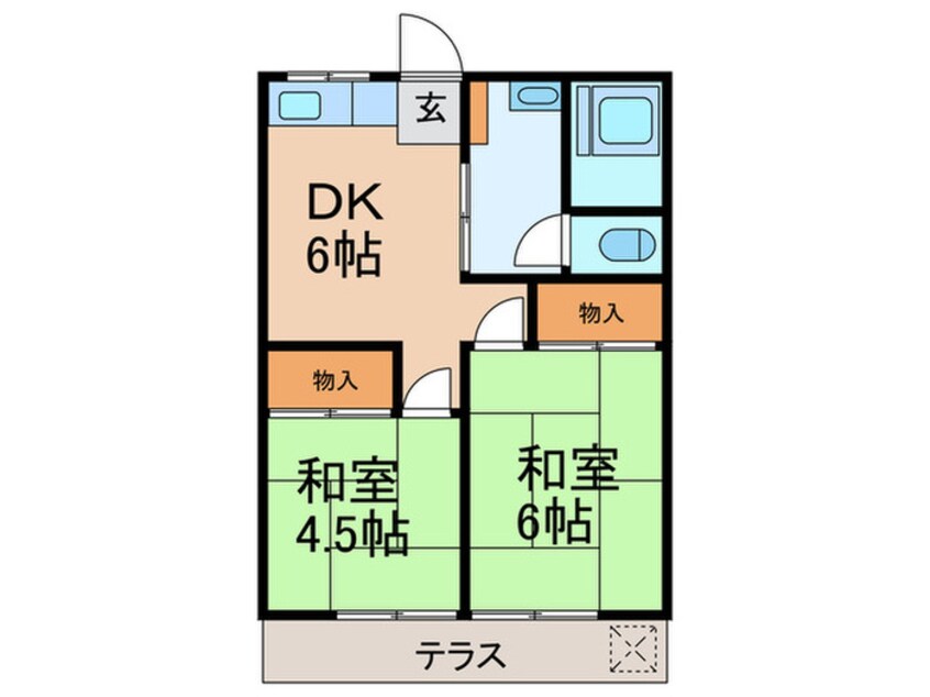 間取図 みどり ニカミ