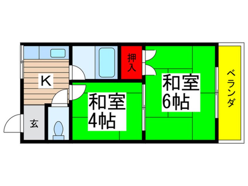 間取図 メゾン・ド・スガノ