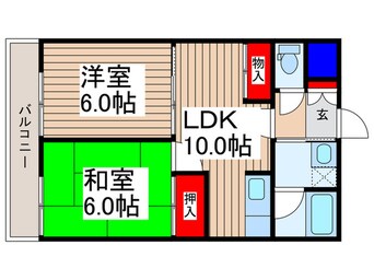 間取図 ハイツヒーロー