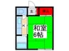 ポルカ－レⅡ 1Kの間取り