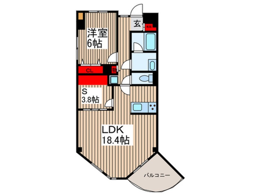 間取図 エマーレ与野本町