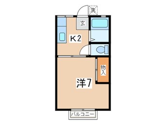 間取図 第６ハイムグリ－ン