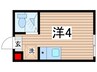 ダイヤモンドレジデンス西小岩 1Rの間取り