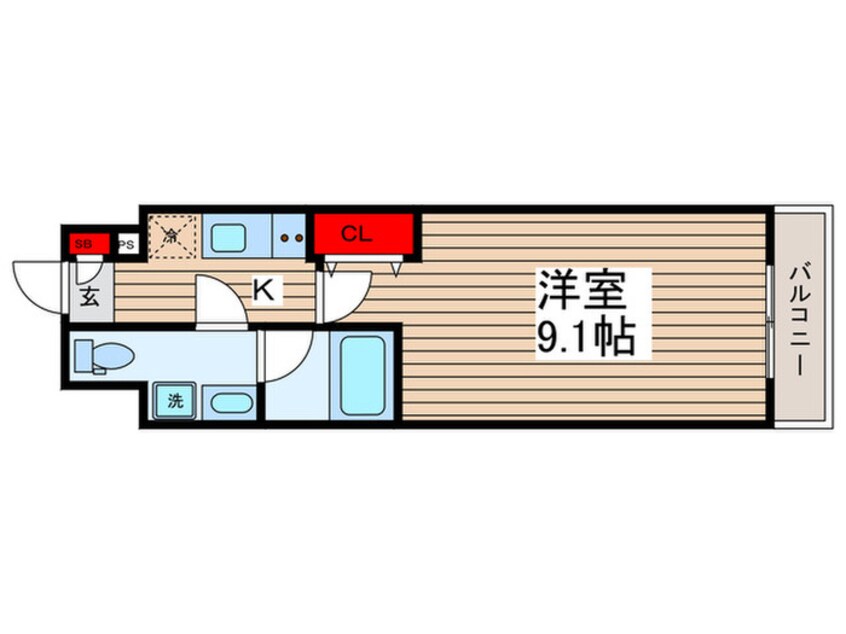 間取図 アルファコート東あずま