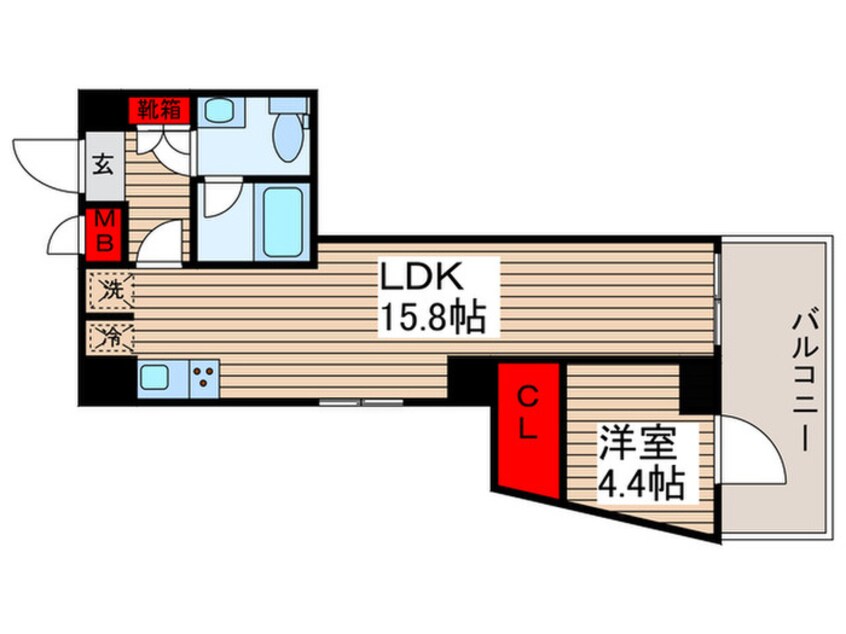 間取図 アルファコート東あずま