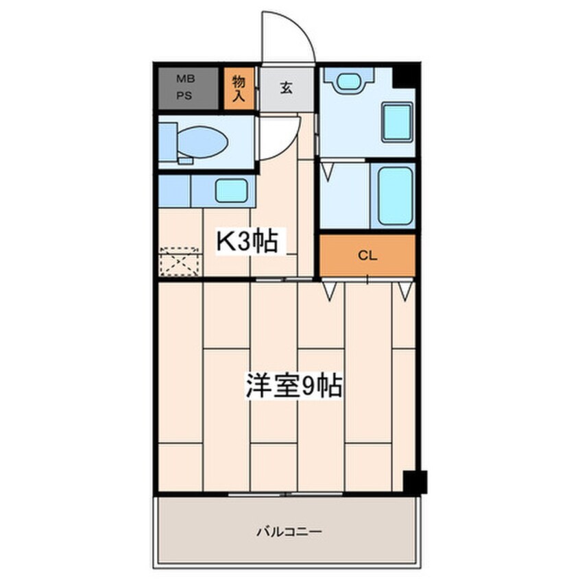 間取図 ｹﾝﾊｳｽ・秦野駅南口ﾏﾝｼｮﾝ