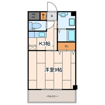 間取図 ｹﾝﾊｳｽ・秦野駅南口ﾏﾝｼｮﾝ