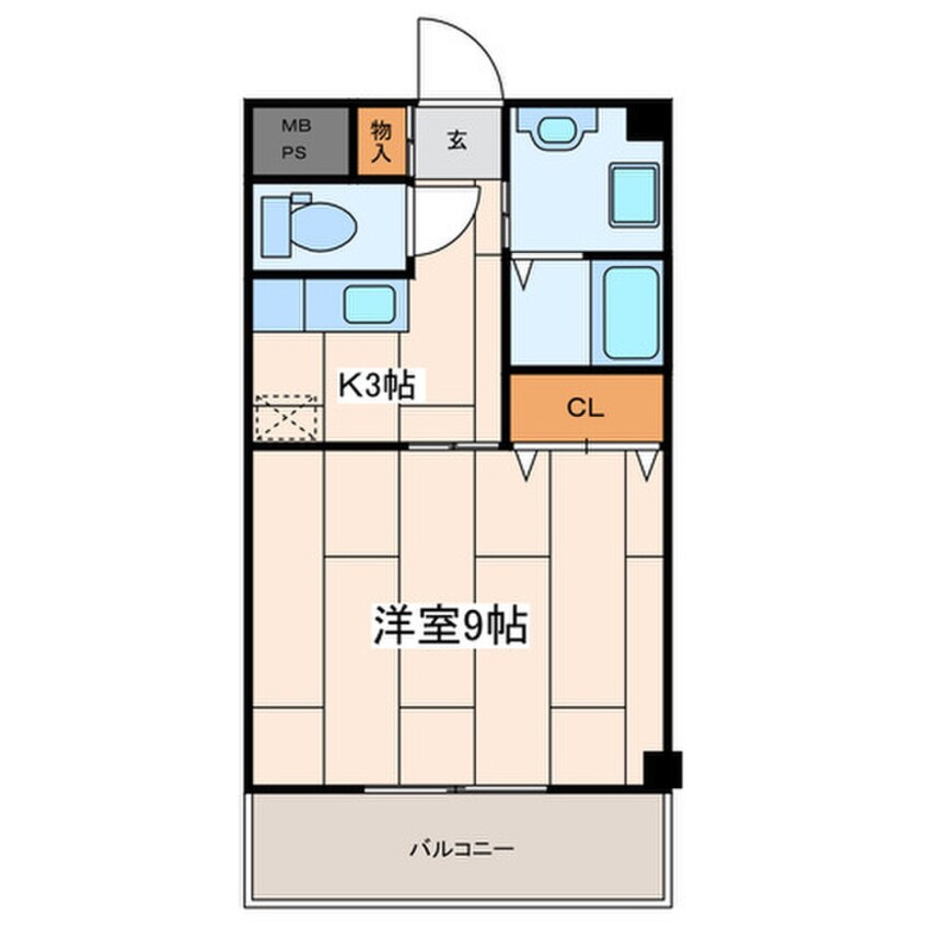 間取図 ｹﾝﾊｳｽ・秦野駅南口ﾏﾝｼｮﾝ