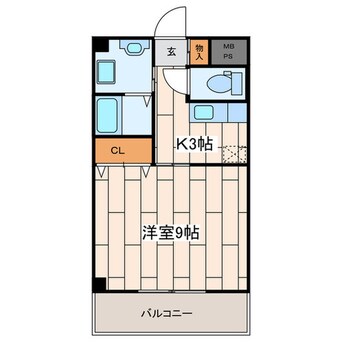 間取図 ｹﾝﾊｳｽ・秦野駅南口ﾏﾝｼｮﾝ