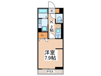 間取図 仮)D-ROOMPREMIUM多磨霊園駅