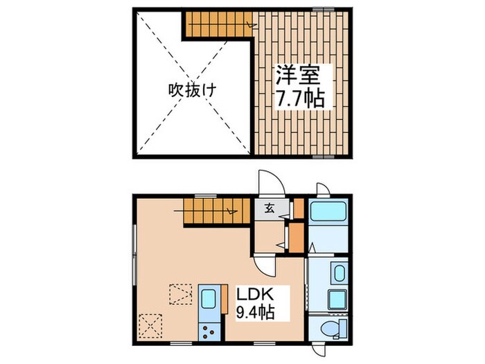 間取り図 フローレットⅡ