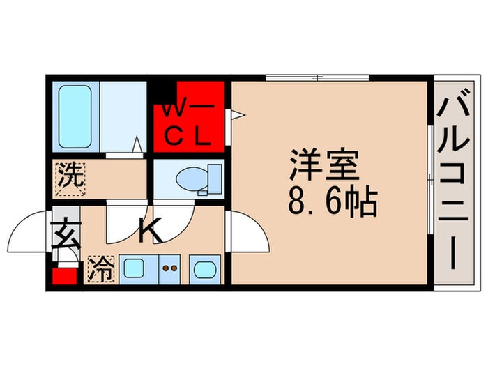 間取り図 ＧＬＯＲＹ　ＫＡＮＡＭＡＣＨＩ