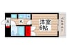 Ｔ′ｓ　ｇａｒｄｅｎ南柏 1Kの間取り