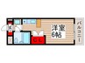 Ｔ′ｓ　ｇａｒｄｅｎ南柏 1Rの間取り