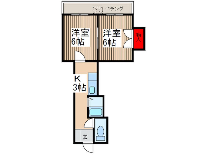 間取図 フォリストビル