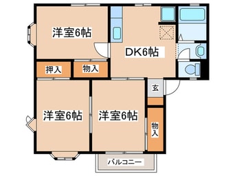 間取図 フレグラントオリーブ湘南Ⅱ