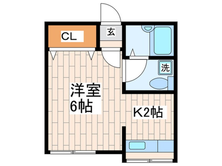 間取図 あさひハイツ