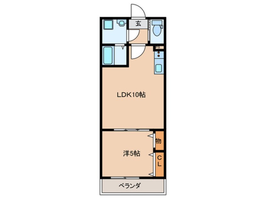 間取図 アトランティス入間