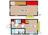 リリックコート若松 1DKの間取り