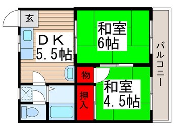 間取図 カルチャ山田カンプレックス