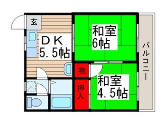 間取図 カルチャ山田カンプレックス