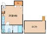 ブランコート文京竹早 1Rの間取り