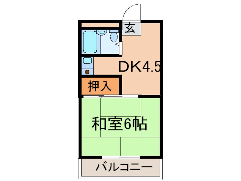 間取図 田中ハイツ