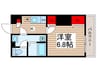 グレイス北松戸Ⅱ 1Kの間取り