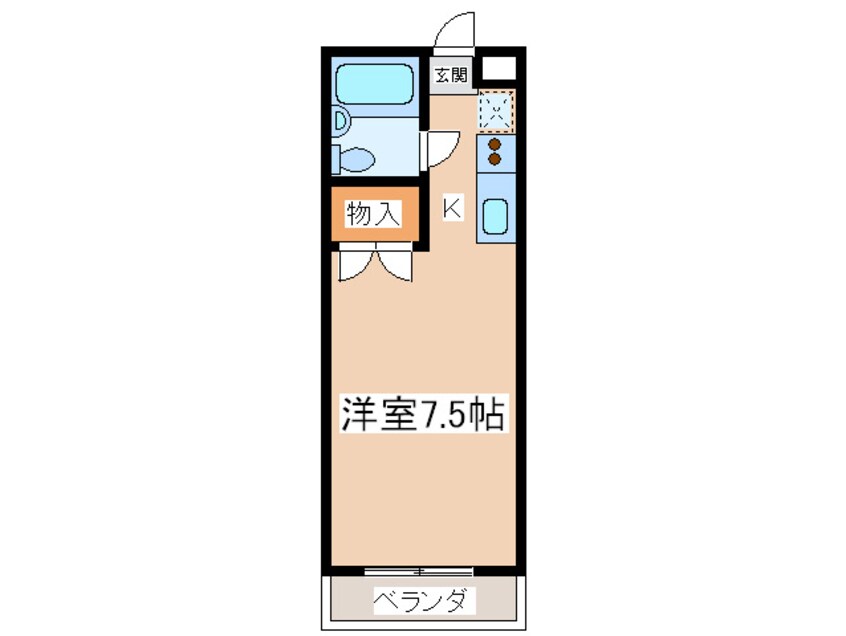 間取図 スカイハイツ