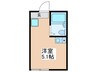 カモミール阿佐谷 1Rの間取り