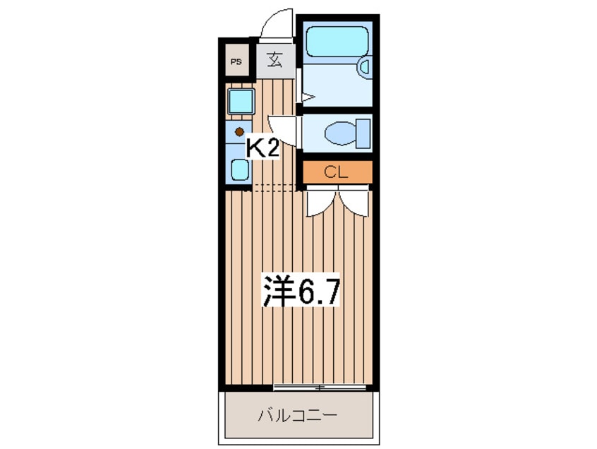 間取図 ロッシェル中央林間第9