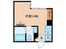 アンドレジデンス大山東町 1Rの間取り